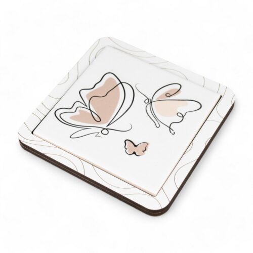 Bomboniere Tagliere in legno con stampa farfalle su gress porcellanato